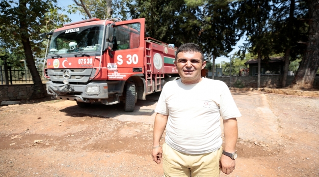 Antalya'da alevlerin arasındayken yaptığı telsiz anonsuyla duygulandıran orman işçisi konuştu