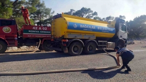 Bağcılar Belediyesi ekipleri, Manavgat'ta yangın söndürme çalışmalarına destek oluyor