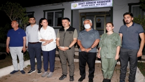 Bakan Pakdemirli, Muğla'da havadan inceleme yaparak orman yangınları hakkında bilgi verdi: