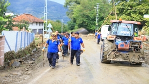 Bartın'da selin etkilediği bölgelerde temizlik çalışmaları sürüyor