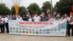 Batman'da sivil toplum kuruluşlarından vatandaşlara "aşı yaptırın" çağrısı