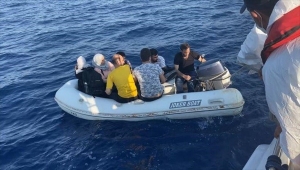 Bodrum'da 6 düzensiz göçmen kurtarıldı