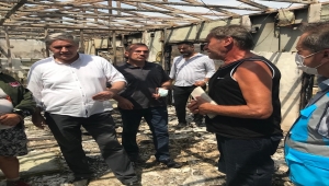Bodrum'daki yangında mağdur olan vatandaşların yaraları sarılıyor