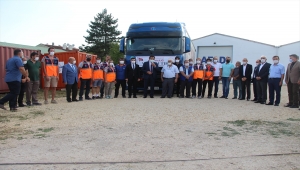 Bolu'dan sel felaketinin yaşandığı Kastamonu'ya yardım tırı gönderildi