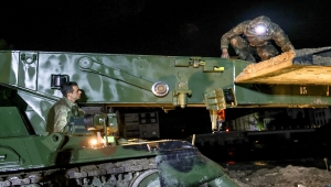 Bozkurt'ta kurulan seyyar askeri köprü, sel ihtimaline karşı kaldırıldı 