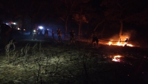 Çanakkale'de ormanlık alanda çıkan yangın söndürüldü 