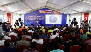 Çekmeköy-Sancaktepe-Sultanbeyli Metro Hattı'nda tünel açma makinesinin geçişi töreni 