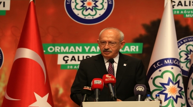 CHP Genel Başkanı Kılıçdaroğlu, Muğla'da 2. Orman Yangınları Çalıştayı'nda konuştu: (1)
