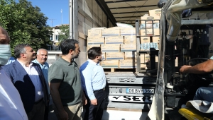 Çubuk'tan orman yangınlarının etkili olduğu Marmaris'e yardım gönderildi