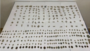 Denizli'de 585 parça tarihi eser niteliğindeki madeni obje ele geçirildi