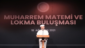 Diyanet İşleri Başkanı Erbaş, "Muharrem Matemi ve Lokma Buluşması"na katıldı