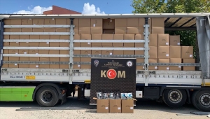 Düzce'de 9,6 ton sarmalık tütün ele geçirildi
