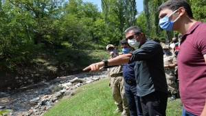 Erzurum'da üç gün önce sele kapılan işçiyi arama çalışması sürüyor