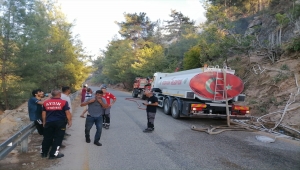 GÜNCELLEME - Aydın'ın Bozdoğan ilçesindeki orman yangını kontrol altına alındı