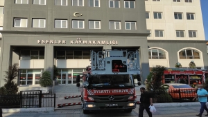 GÜNCELLEME - Esenler Kaymakamlığı binasında yangın