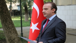 Gürcistan'da Büyük Zafer'in 99. yıl dönümü Kovid-19 nedeni ile kısıtlı şekilde kutlandı