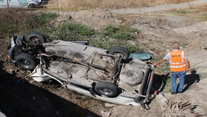 Hatay'da otomobil su kanalına devrildi: 2 ölü, 2 yaralı