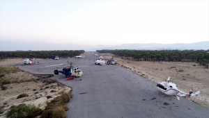 Hava araçları yangınları söndürmek için sabahın ilk ışıklarıyla havalanıp gün batımında piste dönüyor