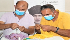 İğne oyası kursunun erkek kursiyerleri, kadınlara "taş çıkarıyor"