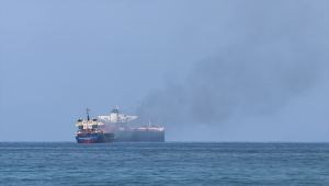 İskenderun Körfezi'nde bir gemide yangın çıktı