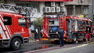 Kağıthane'de marangoz atölyesinde çıkan yangın söndürüldü 