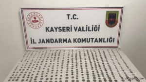 Kayseri'de 851 adet sikke ele geçirildi