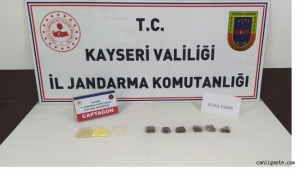 Kayseri'de jandarmasından uyuşturucu operasyonu: 1 kişi gözaltında