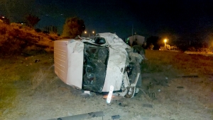 Kayseri'de minibüs ile otomobil çarpıştı: 4 yaralı