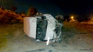 Kayseri Erkilet Bulvarında minibüs ile otomobil çarpıştı: 4 yaralı