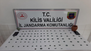 Kilis'te tarihi eser niteliği taşıdığı değerlendirilen 96 sikke ele geçirildi