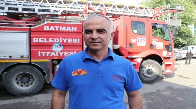 Manavgat'taki orman yangınlarına müdahale eden Batman Belediyesi itfaiye personeli yaşadıklarını anlattı