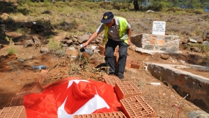 Marmaris'te yangında hayatını kaybeden Şahin Akdemir'in ailesini alevlerin söndürülmesi rahatlattı