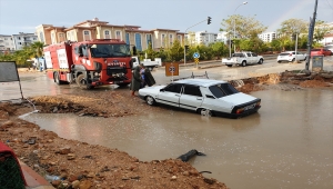 Osmaniye'de sağanak hayatı olumsuz etkiledi