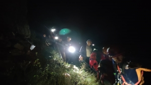 Rize'de yaylada mahsur kalan 4 kişi kurtarıldı