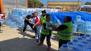 Samsun'dan Sinop'taki selzedelere 2 tır yardım malzemesi gönderildi