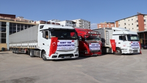 Siirt'ten sel felaketinin yaşandığı Kastamonu'ya 3 tır yardım malzemesi gönderildi