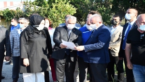 TBMM Başkanı Şentop'un katılımıyla Tekirdağ'dan Kastamonu'ya selzedeler için 3 tır yardım malzemesi gönderildi