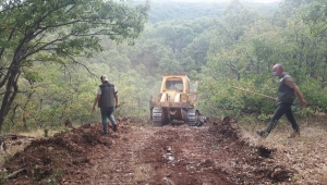 Tunceli kırsalındaki 4 ayrı noktada çıkan örtü yangınlarından üçü söndürüldü