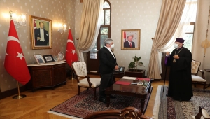 Türkiye Ermenileri Patriği Sahak Maşalyan'dan, Vali Doğan'a ziyaret