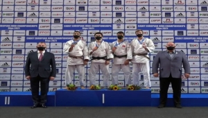 Ümit milli judocu Erman Gürgen, Letonya'da bronz madalya kazandı 