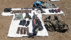 Van'da terör örgütü PKK'ya yönelik operasyonda silah ve mühimmat ele geçirildi