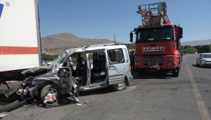 Van'da trafik kazası: 1 ölü, 4 yaralı