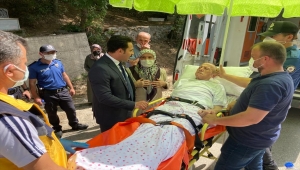 Yatağa bağımlı Kıbrıs gazisinin aile mezarlığına gitme isteği yerine getirildi
