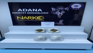 Adana'da çantasında 2 kilo 100 gram esrar ele geçirilen yolcu tutuklandı