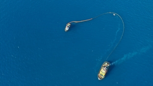 Akdeniz'de petrol kirliliğine karşı 20 bin kilometrekare alan tarandı