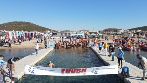 Balıkesir Açık Su Yüzme Şampiyonası, Ayvalık'ta yapıldı