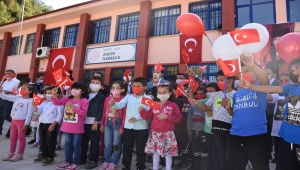 Bartın'da sel bölgesindeki ilkokulda yeni eğitim öğretim yılına başlandı