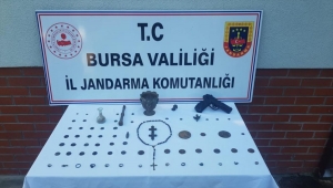 Bursa'da tarihi eser satmaya çalışan 4 kişi gözaltına alındı