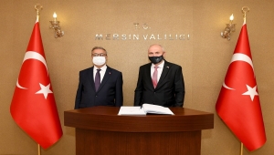 Çekya'nın Ankara Büyükelçisi Vacek, Mersin Valiliği'ni ziyaret etti