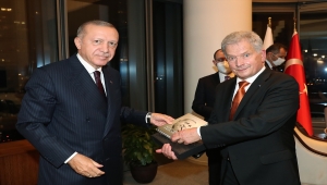 Cumhurbaşkanı Erdoğan, New York'ta Finlandiya Cumhurbaşkanı Niinistö ile bir araya geldi